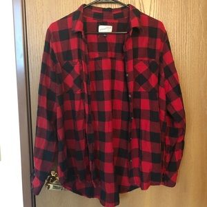 Red and black flannel